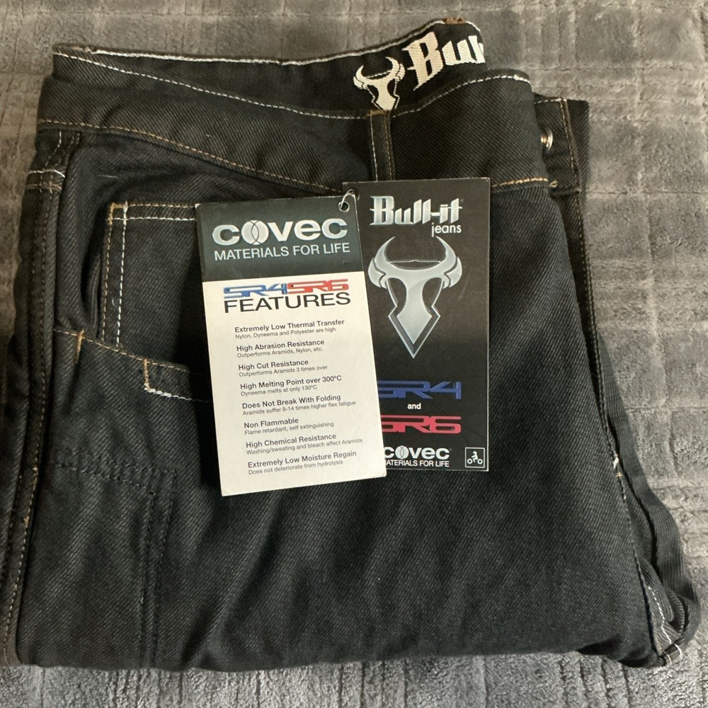 Bull-It Jeans Womens 12L Motorcycle Pants Slate Black SR4 SR6 NEW